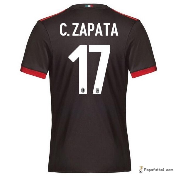 Camiseta AC Milan Replica Tercera Ropa C.Zapata 2017/18